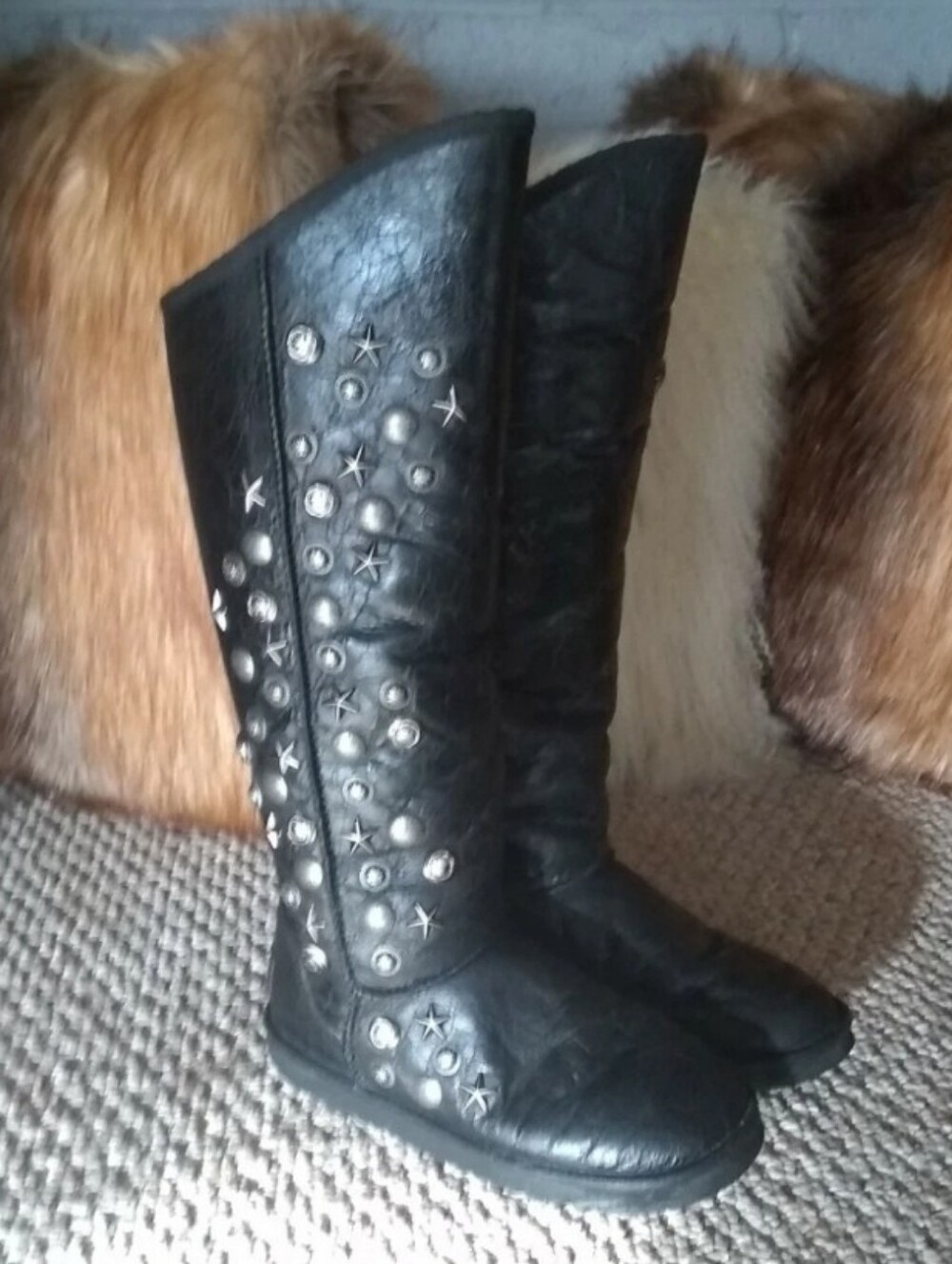 Luxe Collective Angel Boots Knee High Leather Size 9.5